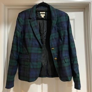 J. CREW Plaid Blazer